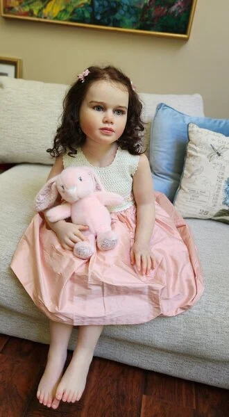 FBBD Customized LimitedSupply 42 дюйма 4 кг Reborn Baby Габэлла с ручной росписью волос комплект