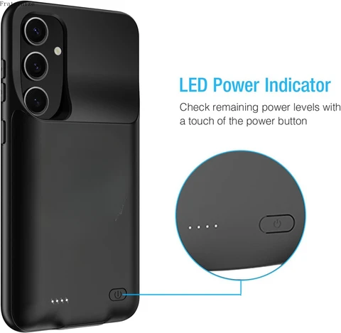 Чехол для зарядного устройства для Samsung Galaxy S25, портативный внешний аккумулятор, чехол для зарядки, чехол для аккумулятора, внешний аккумулятор