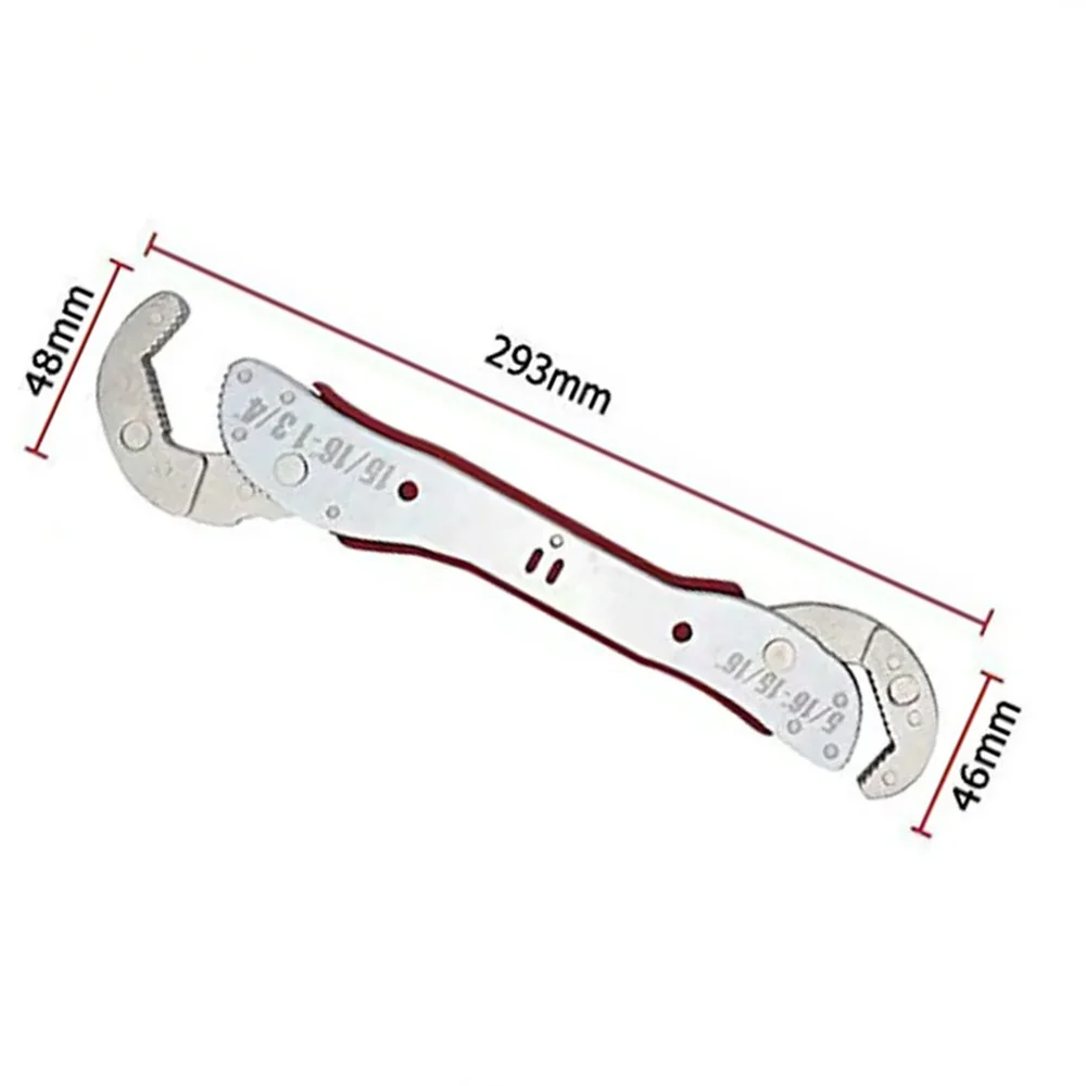 Многофункциональный самозатягивающийся гаечный ключ с двойной головкой и