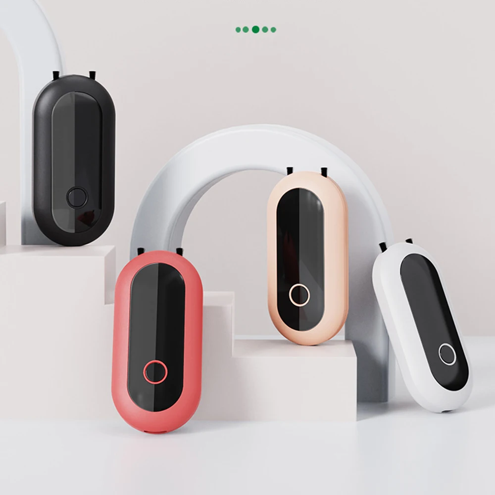 

Ожерелье с воздухоочистителем, портативный персональный мини-ионизатор-перезаряжаемый дорожный воздухоочиститель-для детей и семьи