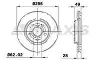

AE0570 for front brake disc mirror PREVIA 2.0D 4D CAMRY 2.4I 3.0I