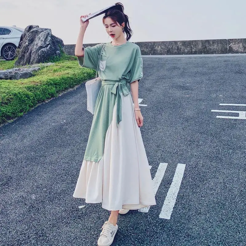 French Elegant Party Dresses for Women 2023 summer Vintage Prom Clothes Round Neck Chic and Elegant Woman Dress Korean Fashion