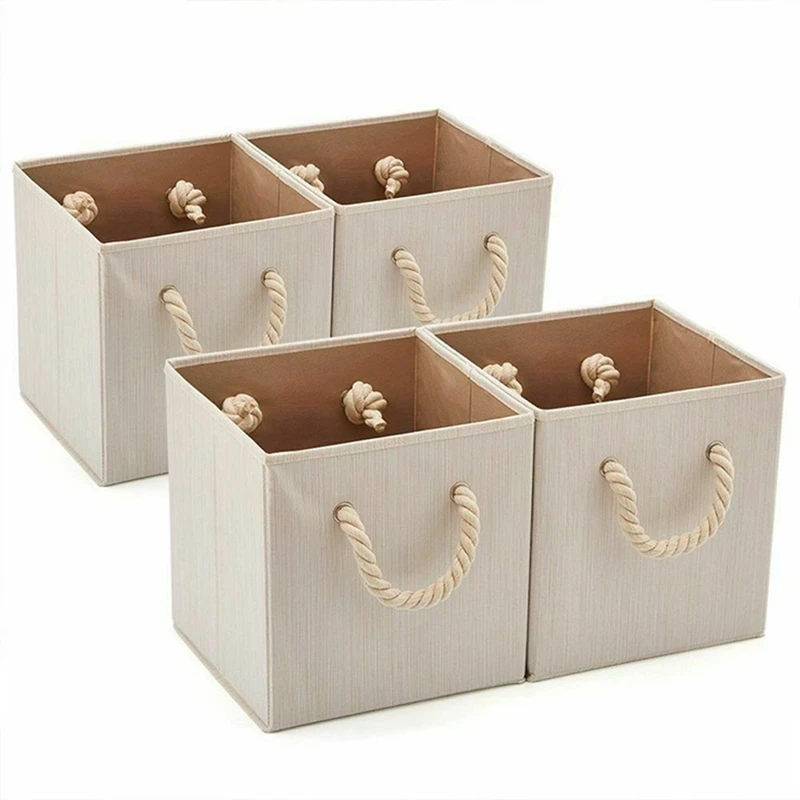 

Organizer Home Clothes Organizer Foldable Bins Storage Bin Toy Storage Baskets With Handles Storage Collapsible Bin