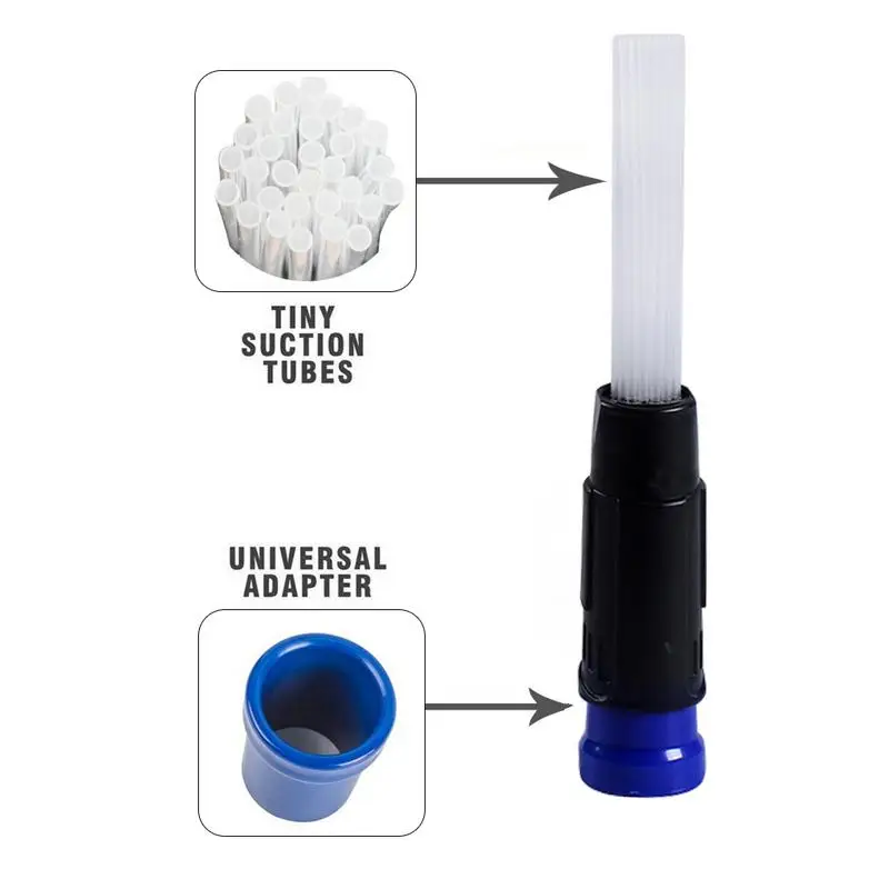 Multi-functional Straw Tube Brush Cleaner Dirt Remover Portable Universal Vacuum Attachment Tools Dusty Brush Cleaning Tool