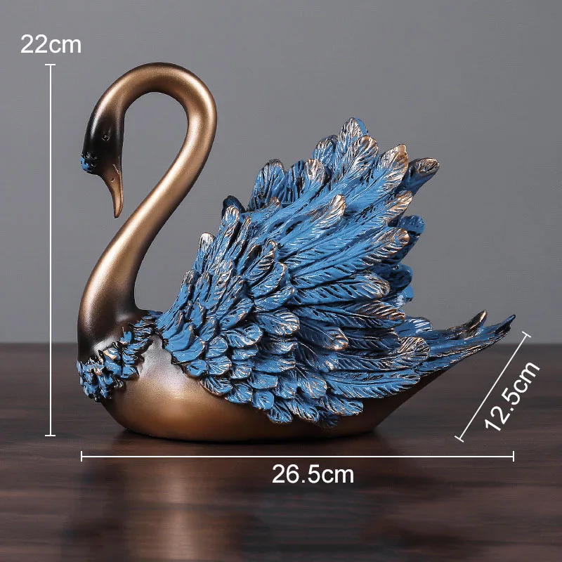 

Статуя лебедя из смолы