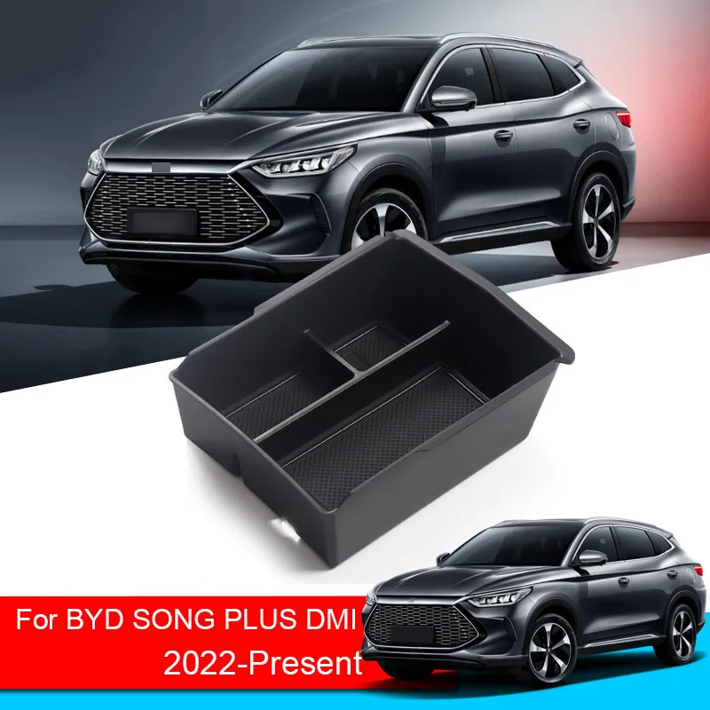 

Автомобиль для BYD SONG PLUS DMI 2022-2025 центральной консоли подлокотник коробка чехлы для хранения аксессуары для авто