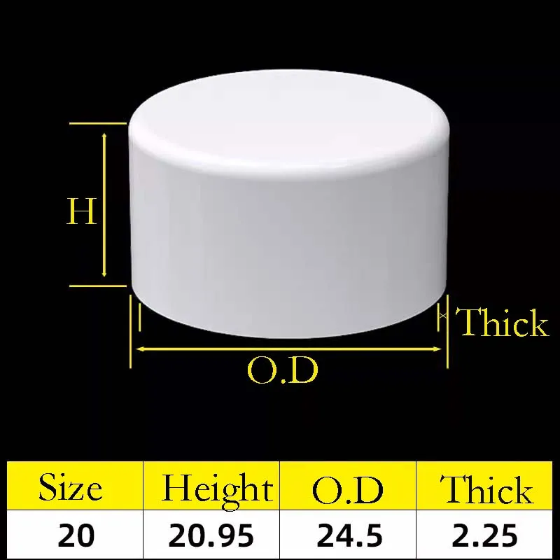 

Комплект из 10 белых заглушек для труб из ПВХ