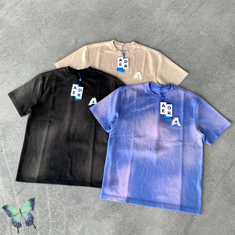 

Three Color Oversize Men Women High Quality ADER ERROR Tie Dye T-shirt