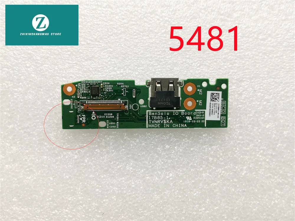 ДЛЯ DELL Inspiron 5481 5482 USB SD-карта ЧИТАТЕР ПЛАТА КНОПКИ ПИТАНИЯ 17B85-1 09WK02 02Y03W