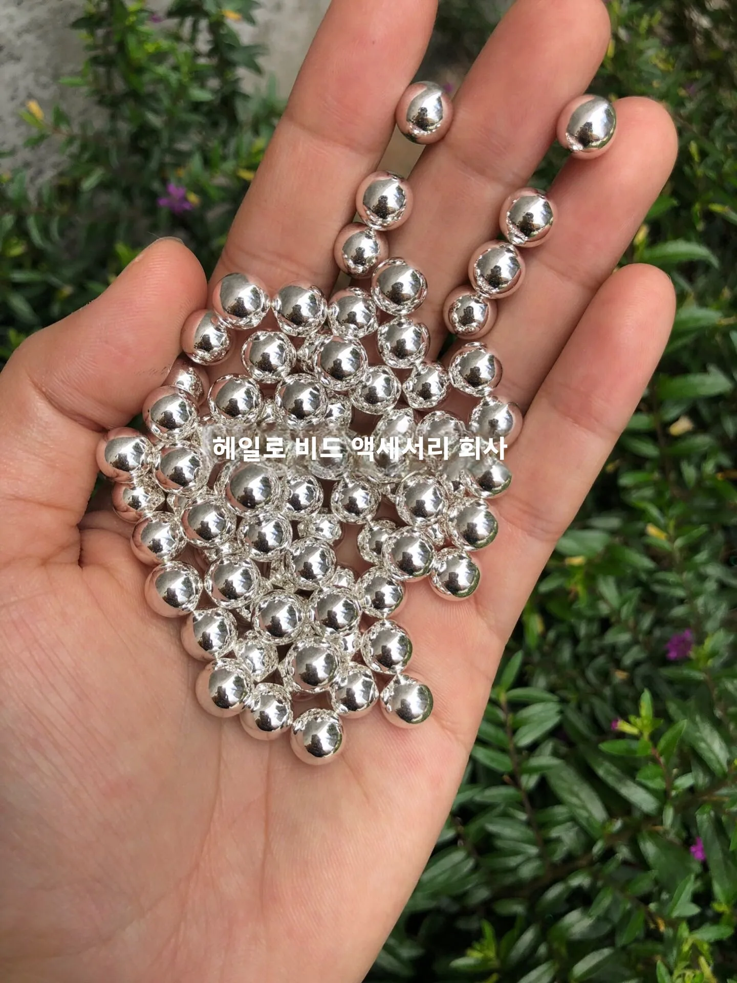 5 мм 6 8 покрытые настоящим серебром круглые бусины без отверстий DIY серебряные