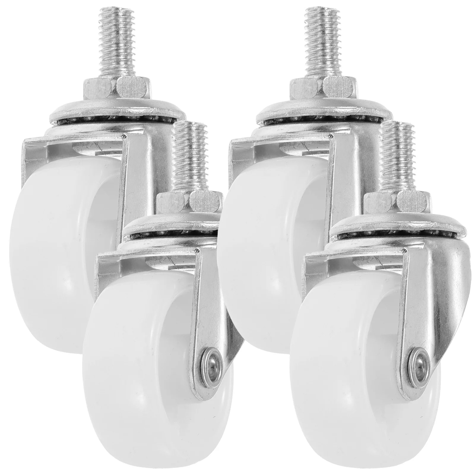 

4 Pcs Caster Wheels Replacement Swivel Caster Pp Trolley Wheels Rolling Cart
