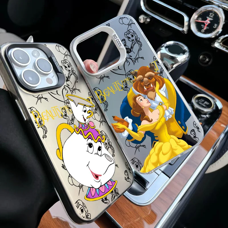 Disney Красавица и Чудовище для OPPO A98 A96 A95 A94 A78 A76 A74 A60 A58 A57 A55 A53 A38 A37 A36 A35 A31 красочная