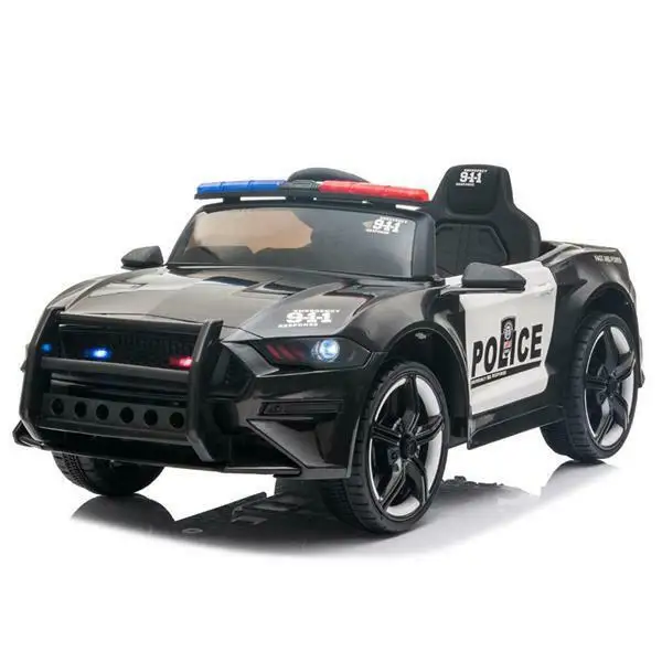 

12V Kids Ride on Car Police Sports Car 2.4GHZ Remote Control LED Lights Siren