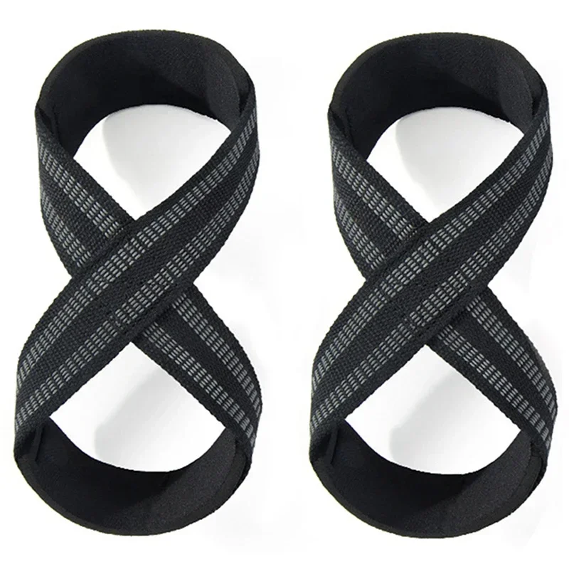 Suporte Pulso Halterofilismo Acolchoado Alças De Algodão для пауэрлифтинга со становой тягой Bandas Pull-ups