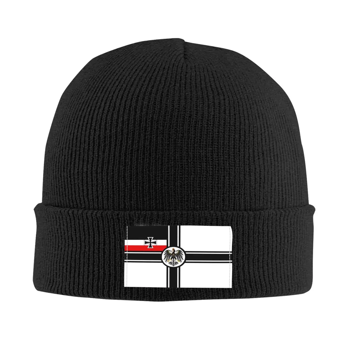 German Empire DK Reich Flag Skullies Beanies Caps Hip Hop Winter Warm Knitted Hat Unisex Adult Germany Patriotic Bonnet Hats 1