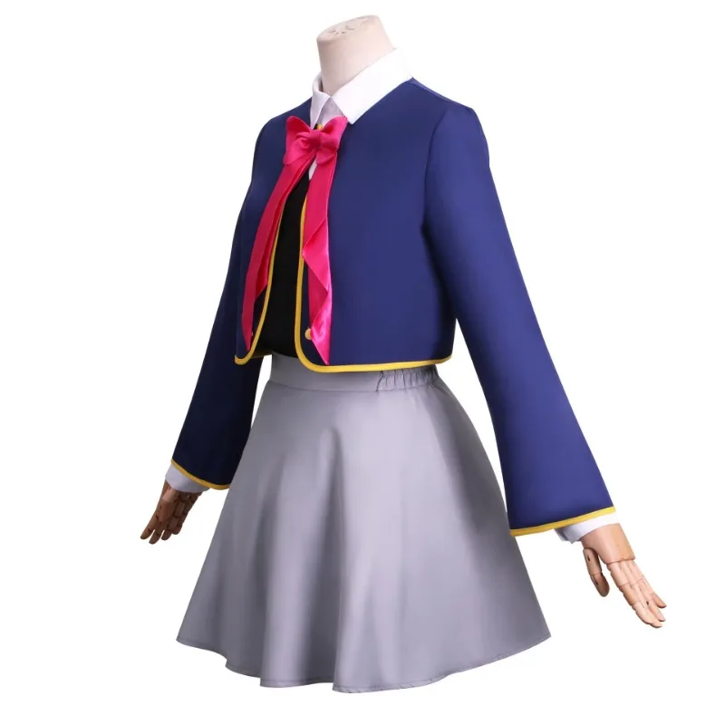 Аниме Oshi No Ko Hoshino Rubi Косплей Костюм JK Униформа Парик Комплект Представление Песня