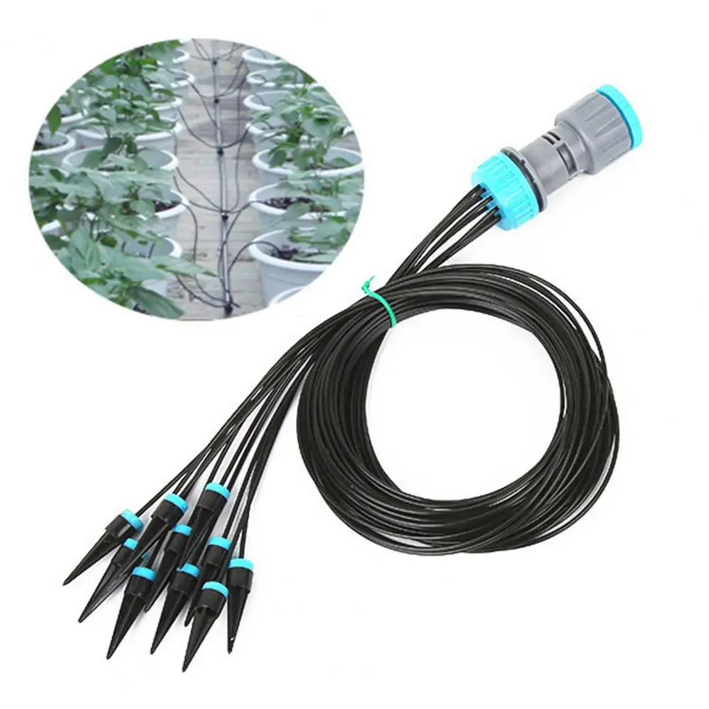 

1 Set Plant Irrigator Auto Watering Easy to Use Plastic Sturdy Drip Spike Garden Supplies Flowerpot Drip Irrigation System