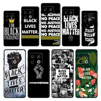 case for oneplus 9 10 pro 9rt 7t 8 pro 8t 5g 9r nord 2 5g nord ce 2 n10 n200 n100 silicone black lives matter word matte phone