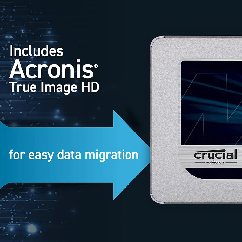 Внутренний твердотельный накопитель Crucial MX500 250 ГБ 500 Гб 1000 2000 SATA3.0 интерфейс 3D NAND
