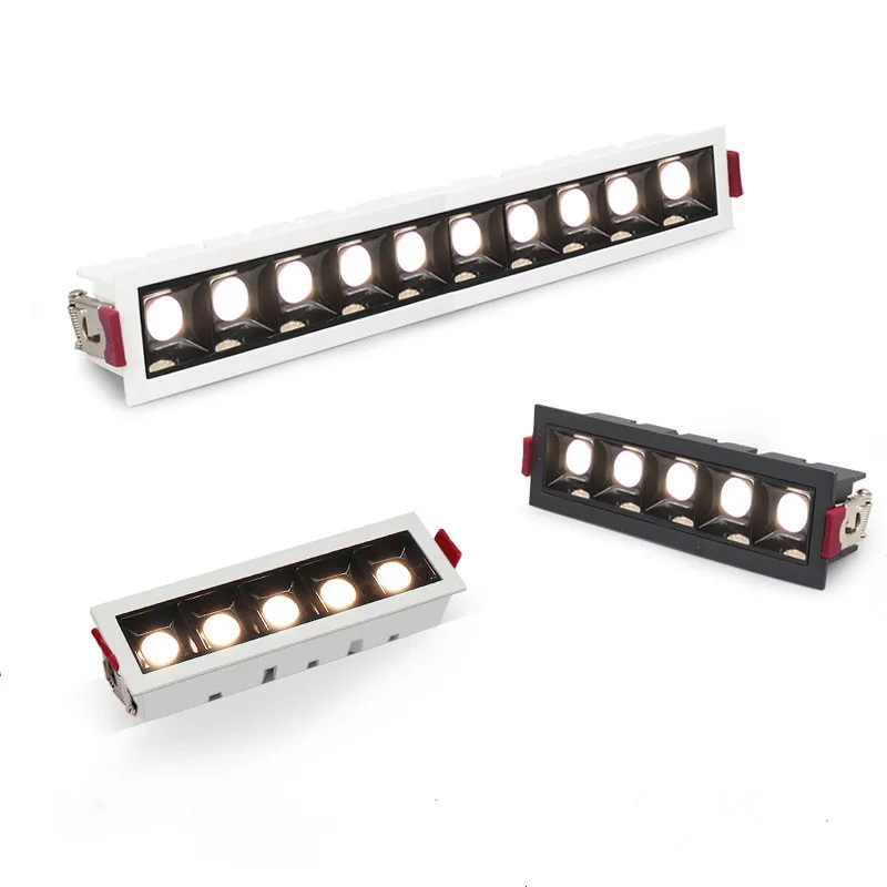 

Dimmable LED Downlight Spot Light Line Light Bar Creative Linear Long Strip 10W 20W 30W 40W Living Room Corridor Recessed