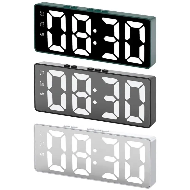 

Electric Clock Electronic Travel Alarm Clock With Temperature Battery Alarm Clocks Small Electronic Desk Clock For Kitchen