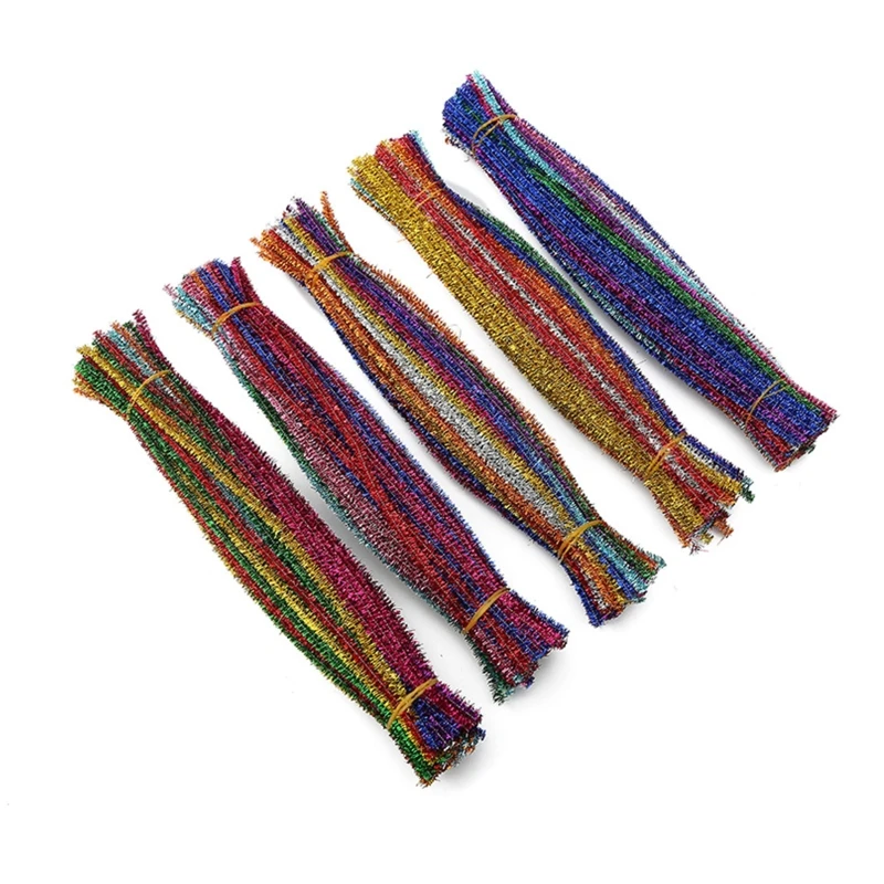 

Craft Pipe Cleaners Bulk Bend Free Easy Cut 30cm Length 100PCS for Kid Classroom