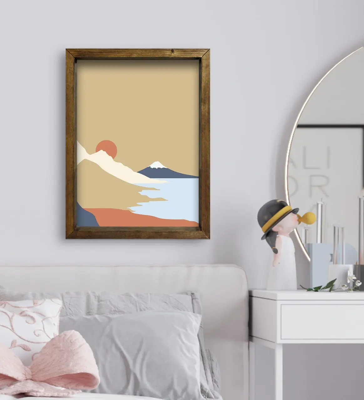 

BK подарок спальня konsepli натуральная цельная деревянная рамка