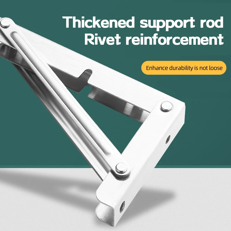 8 дюймов 2 шт. сверхмощные складные кронштейны для полки треугольный Прямой