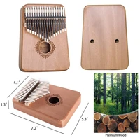 17 keys thumb piano high quality handguard wood mahogany mbira body musical instruments kalimba piano creative music box