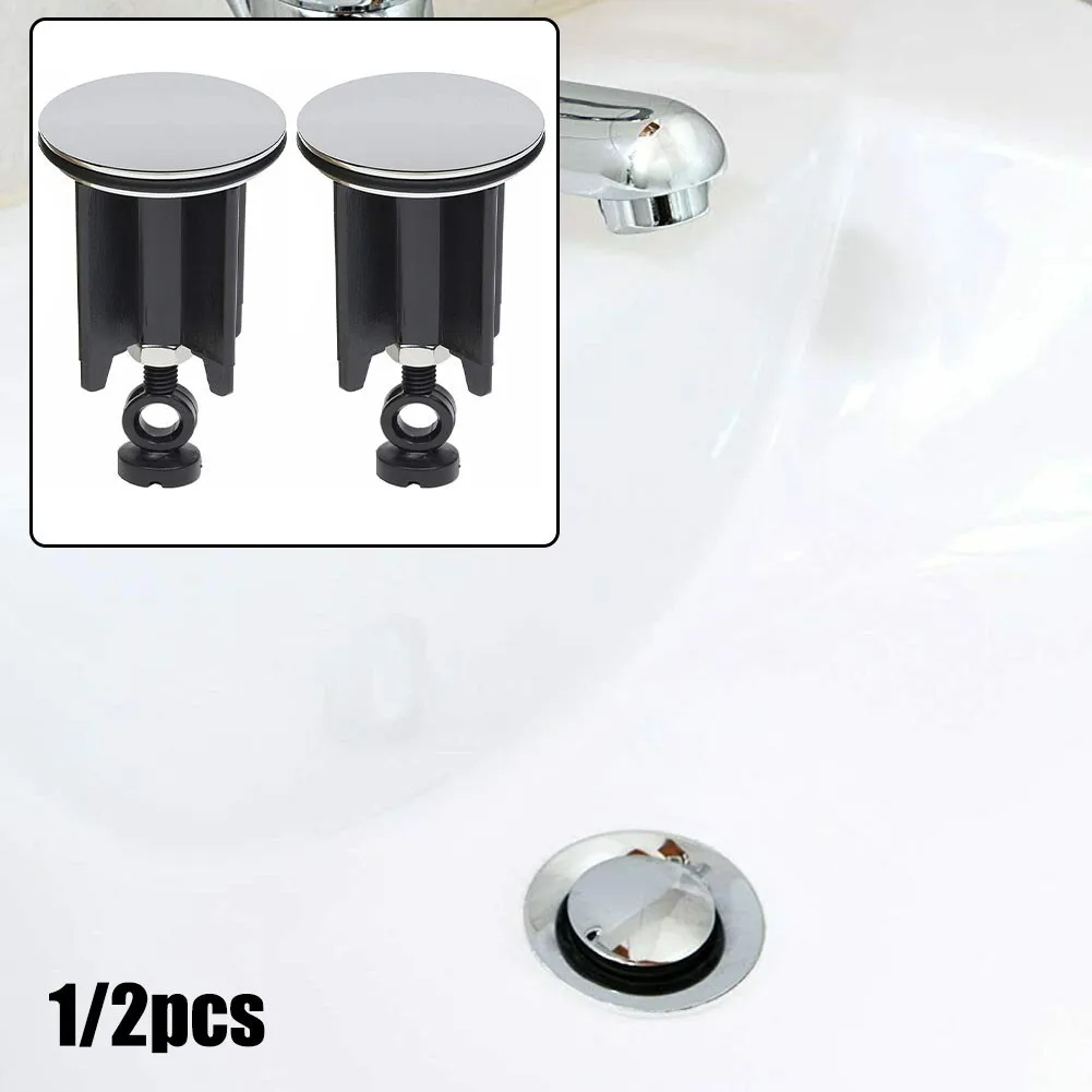 

Pop Up Drain Button Bathroom Sink Plug Wash Basin Plug Drainer Siphon Waste Stopper Wash Basin Faucet Washbasin Pipe