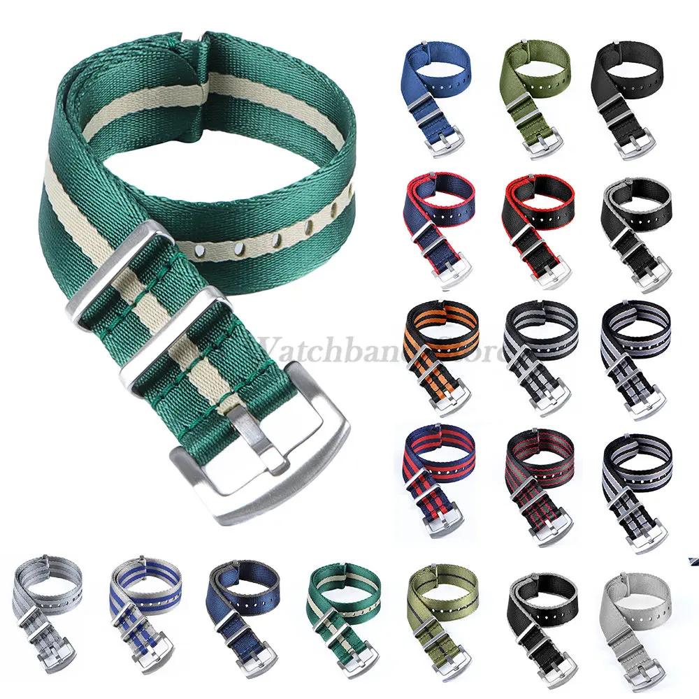 Cinturino In Nylon Morbido Per Cinturino Seiko Cinturino Militare Per Cinturino In Nylon Samsung Galaxy Foromega Seamaster 007 18Mm 20Mm 22Mm