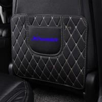 pu leather car seat anti kick protection pad for mitsubishi xpander custom car seat cover set women luxury car accessories