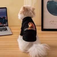 2022 summer new dog clothes disney cute print pet clothes pure cotton small and medium dog coat dog costume schnauzer