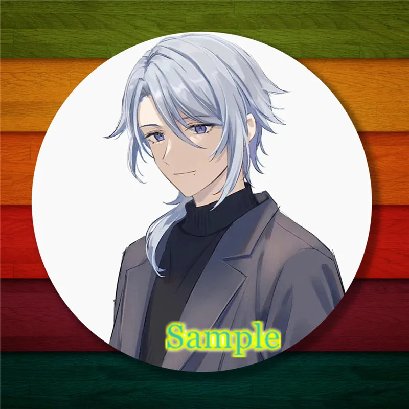 Брошь аниме значок для игры в интернете косплея Kamisato Ayato аксессуары одежды