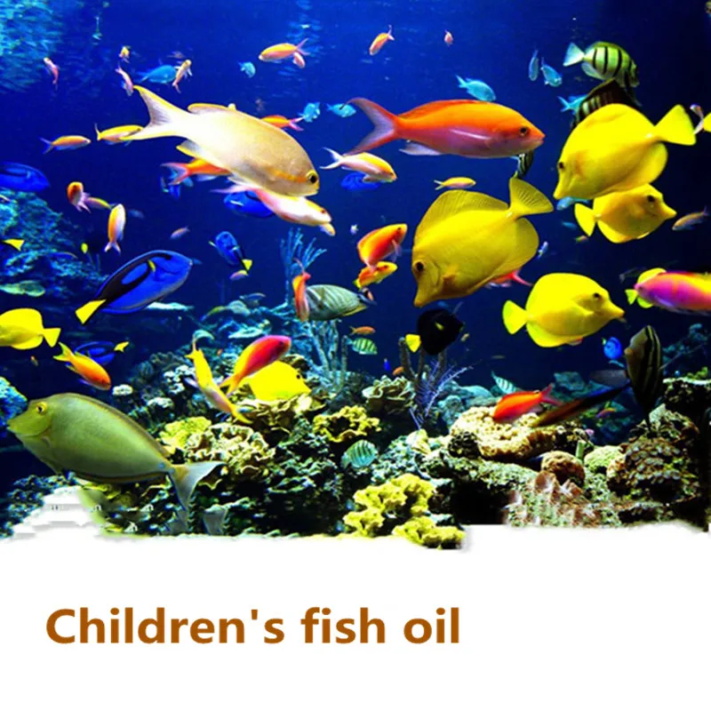 

100pcs/200pcs Children's fish oil unsaturated fatty acid (DHA) improves memory and relieves visual fatigue100pcs/bottle