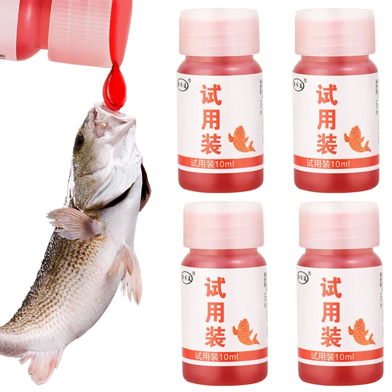 

10ml Strong Fish Attractant Concentrated Red Worm Liquid Fish Bait Additive High Concentration FishBait for Trout Cod Carp Bass