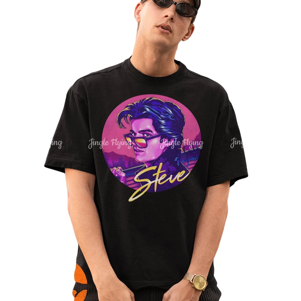 Стив Харрингтон Джо Кейри Ст4 Ретро-арт унисекс винтажная футболка