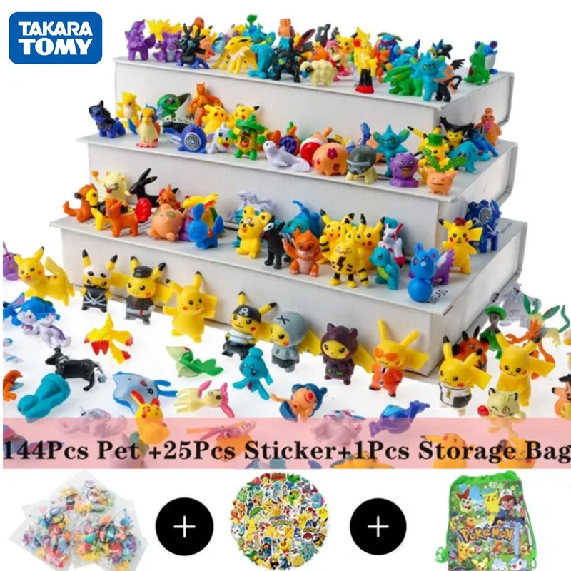 

Покемон из аниме «Пикачу», 2-3 см, 24-144 шт.