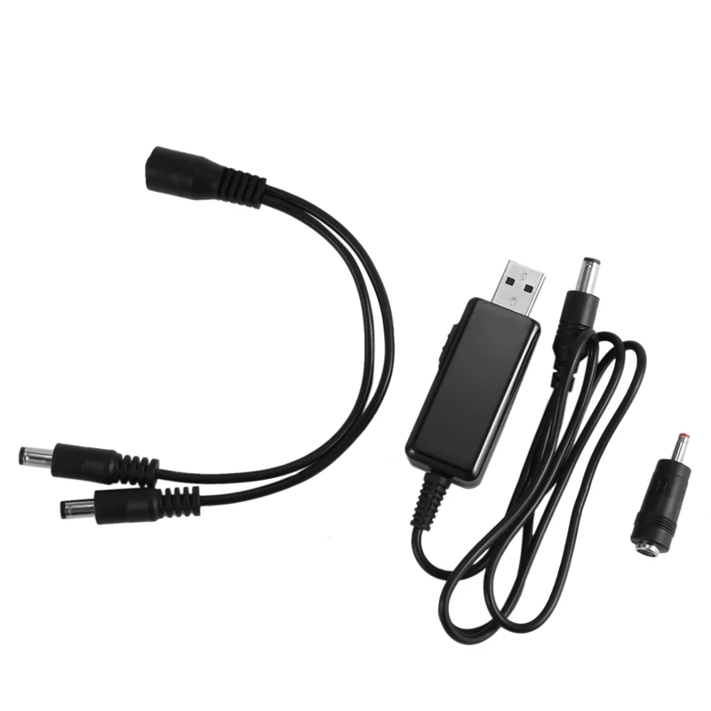 

Usb-кабель повышающий, 5 В, до 9 В, 12 В, преобразователь напряжения постоянного тока, 1 А, повышающий трансформатор, регулятор питания постоянног...