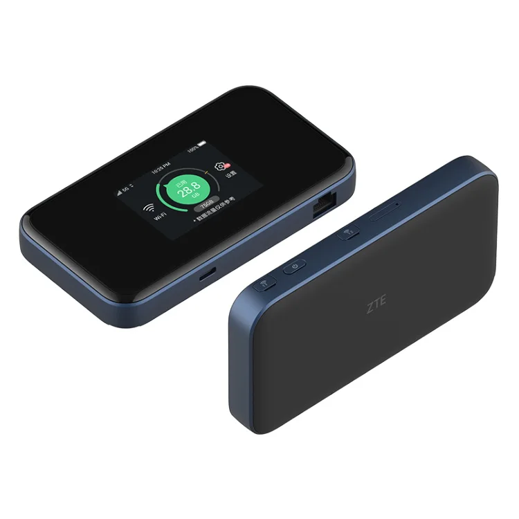 

ZTE 5G Mobile Hotspot MU5001 Wireless Outdoor WiFi 6 Router 2.4 Inch Screen Support VPN PP2P L2TP