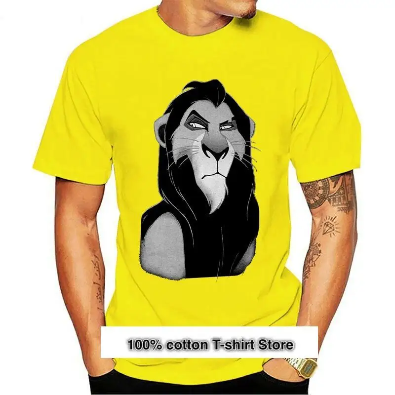 

Camiseta de Arte de cicatrices para hombres y mujeres, camisa de moda Unisex, El Rey León, Rock, envío gratis, nueva