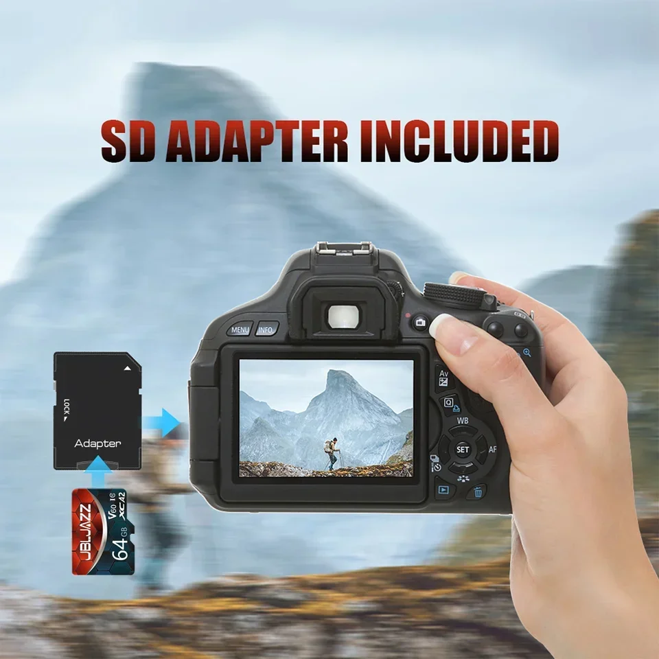 Фото Карта памяти Micro TF SD 512 ГБ, 128 ГБ, 64 ГБ, A2 V30 U3, флеш-карты MicroSD, совместимые с камерами и DJI Pocket 3 №5