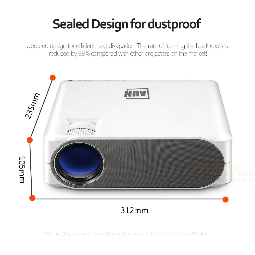 AUN AKEY6S, 1920x1080P, Android WIFI 3D 