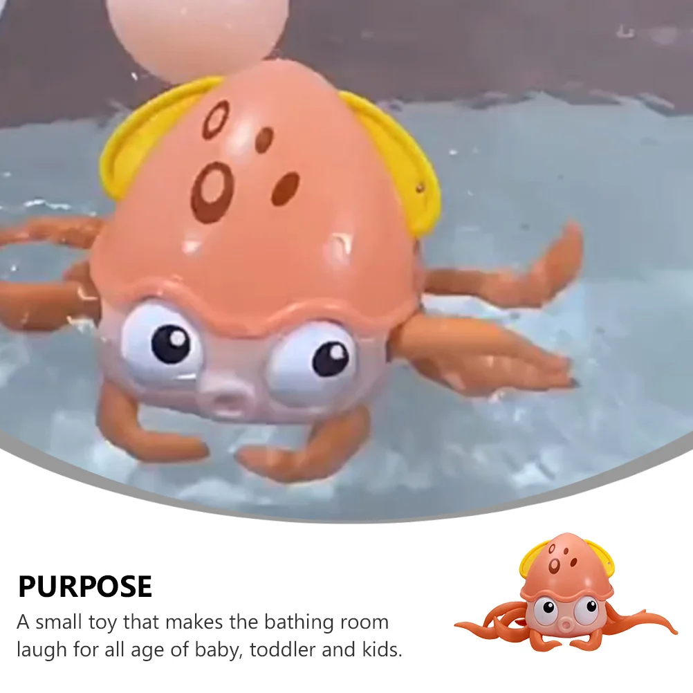 

Bath Toys Bathtub Wind Octopus Clockwork Crawling Octopus Shower Floating Bath Toys for Toddlers Boys