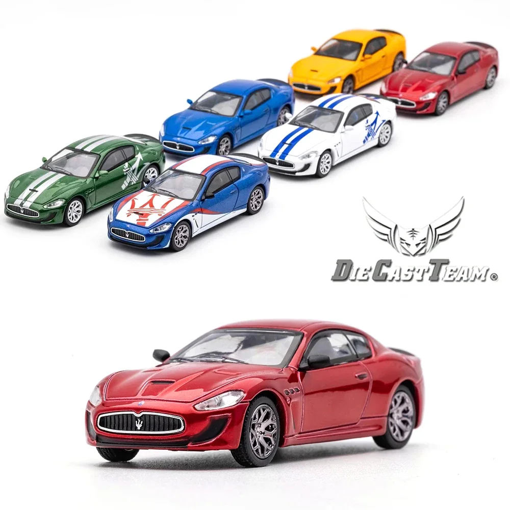 1/64 Maserati GT sport odlewany model motoryzacyjny ozdoby Cas zabawki dekoracje na prezenty świąteczny prezent dla chłopców