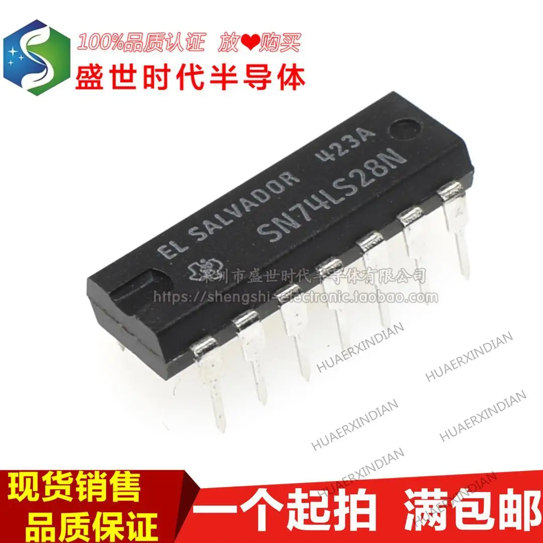 

10PCS New Original SN74LS28N 74LS28 DIP14 2