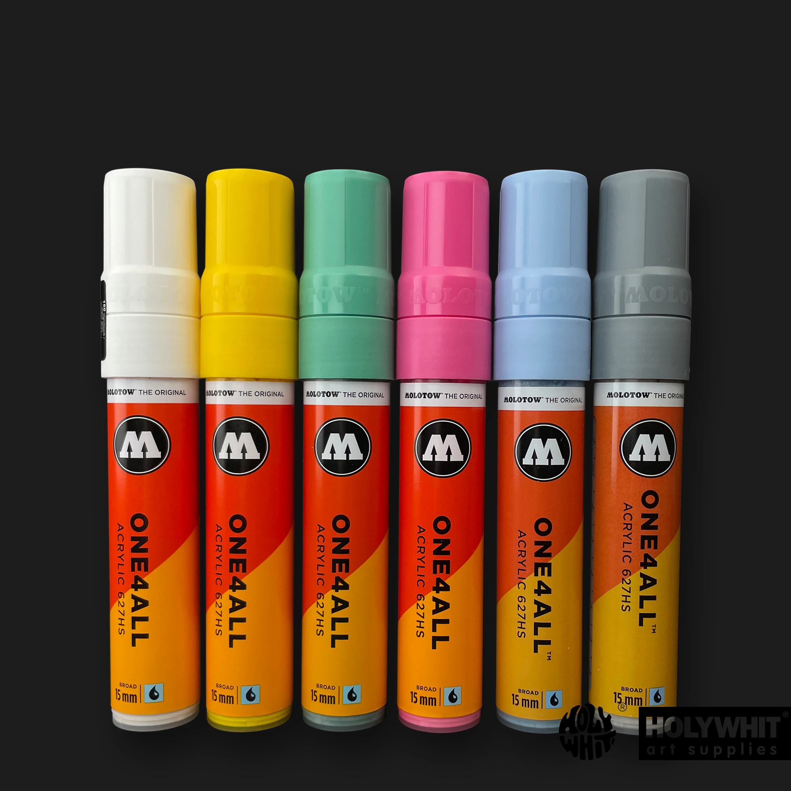 Molotow/ONE4ALL15mm Acrylic Marker/Graffiti Signature Pen, fast dry, waterproof, and can be repeatedly inked