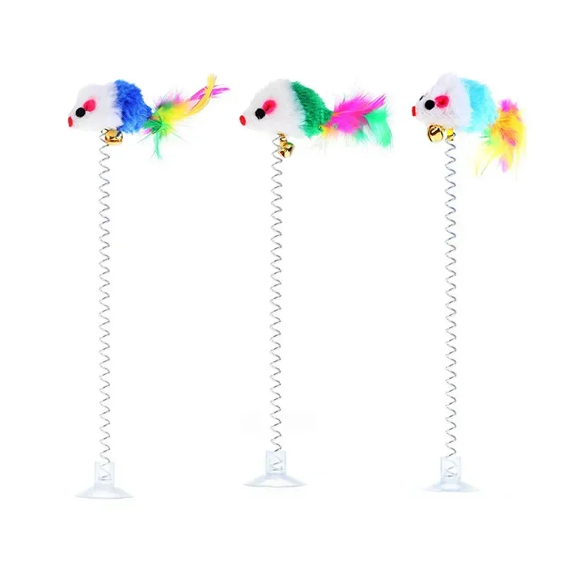 Jouet en pelucheשה pour animal mengnie аспирация avec cloche jouets de jeu chaton анализ animaux ertnie