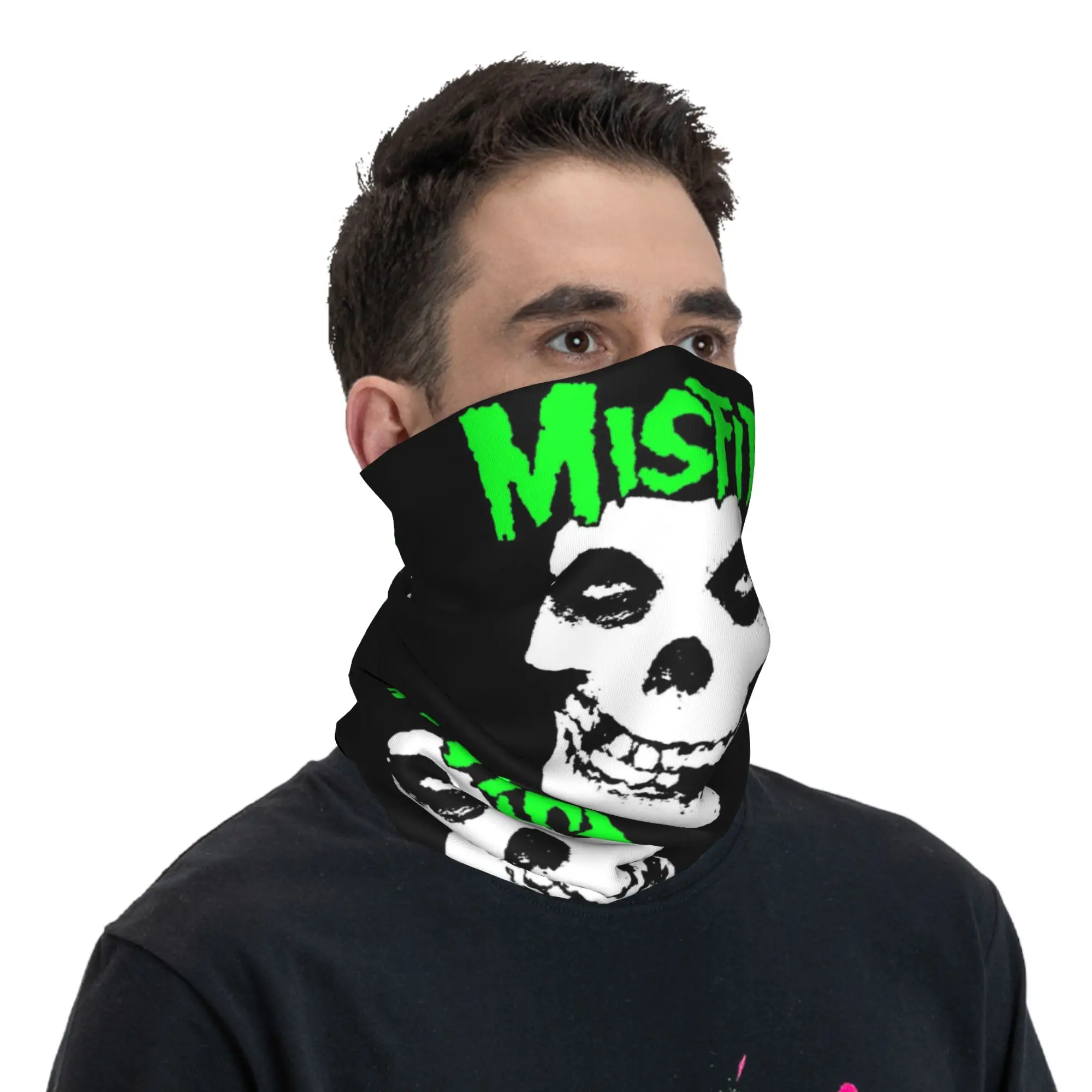 Бандана-шарф для шеи в стиле панк-рок группы Misfits, унисекс, для зимних походов и катания на лыжах, защита для лица. (art.: 3920dd227a784) - 3920dd227a784