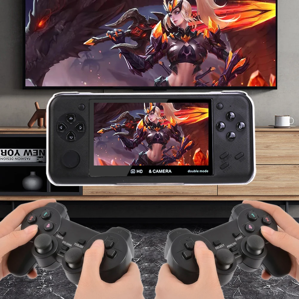 

8GB Portable Game Players 4.3 Inch Color Screen Retro Game Console Dual Joystick Handheld Game Player Support 1000 Games For PSP